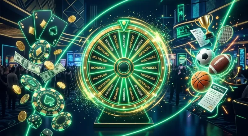 Livebahis bonus türlerini anlatan bonus çarkı illüstrasyonu